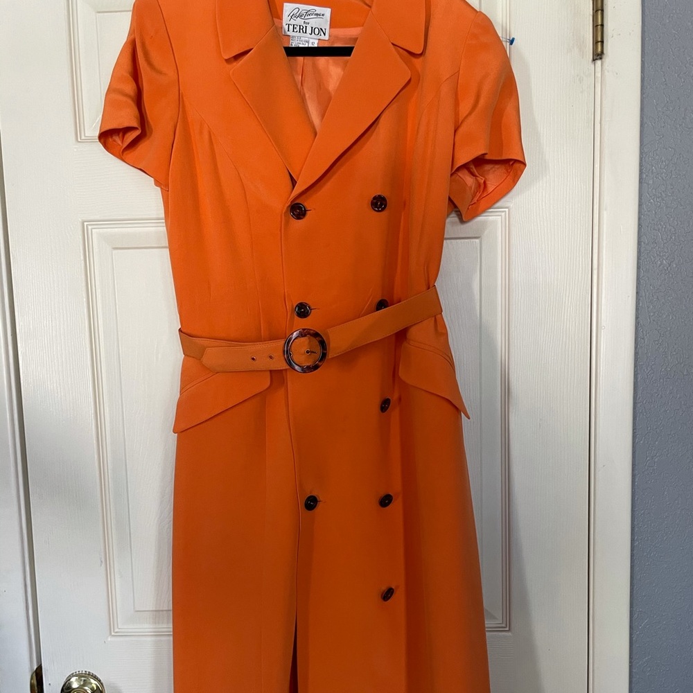 Ricke Freeman Tery Jon Doble Breasted Blazer Dress